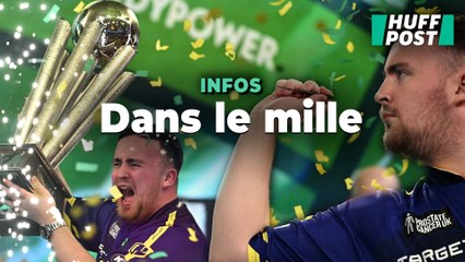 Le prodige des fléchettes Luke Littler sacré plus jeune champion du monde de l’histoire