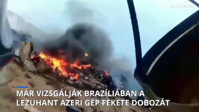 Már vizsgálják Brazíliában a lezuhant azeri repülő fekete dobozát