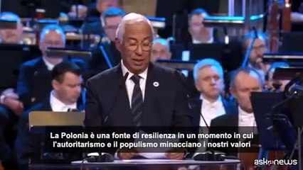 Costa (Ue): "La Polonia ? di nuovo fonte di resilienza per l'Europa"