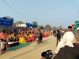 रूपारेल नदी पुलिया के समीप श्री श्री 1008 हनुमान जी महाराज का धार्मिक आयोजन