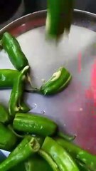 Mirchyanchi Bhaji - pakoda _ Fat green chilly pakoda