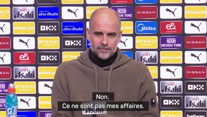 Guardiola : "De Bruyne ? Le club va y réfléchir"