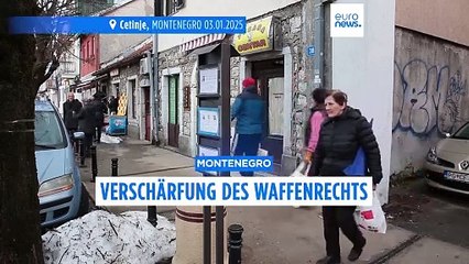 Montenegro: Regierung fordert Verschärfung des Waffenrechts
