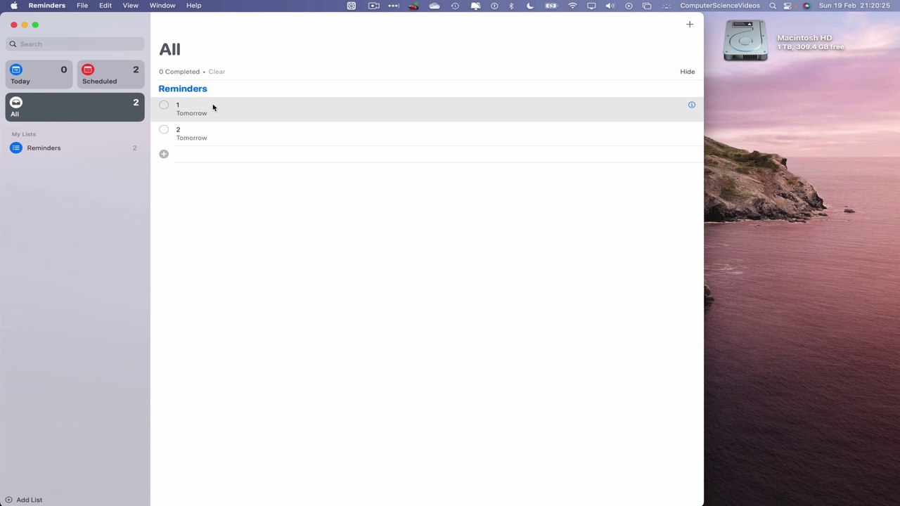 How to MUTE Notifications on the Reminders Application Using a Mac - Basic Tutorial | New