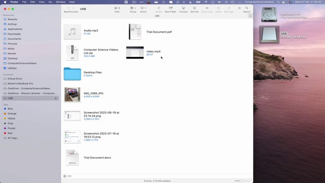 How to TRANSFER Files From a Mac to a USB - Extended Version | 2023