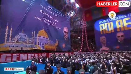 Erdoğan kongreye Ferdi Tayfur'un bu şarkısıyla çıktı