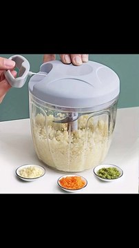 Hand Pulled Multipurpose Chopper & Cutter | Rope Pulled Chopper Multifunctional Meat Grinder, Vegetable Cutter