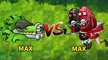 PVZ  Fusion Challenge!!! MAX Plants VS MAX Nut Zombie.
