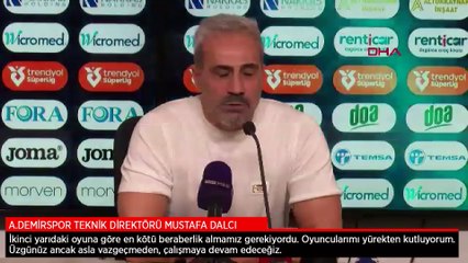 Mustafa Dalcı: Asla vazgeçmeden, çalışmaya devam edeceğiz