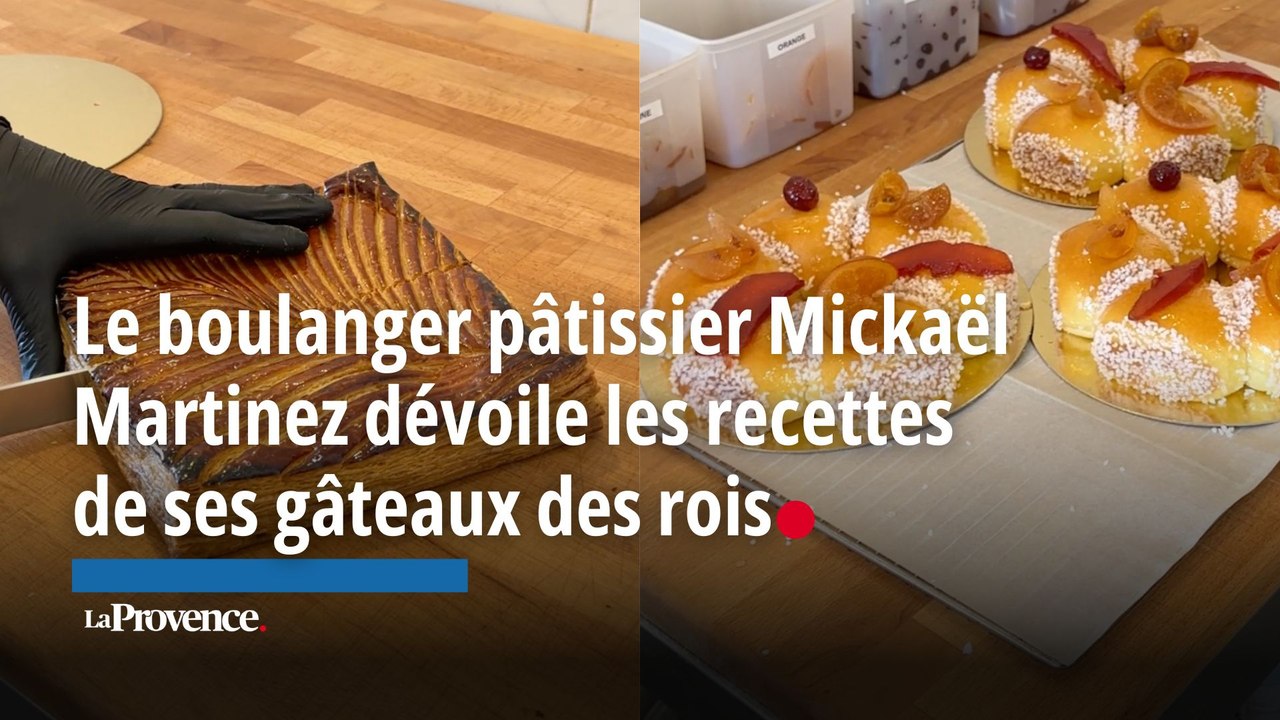 Le boulanger pâtissier Mickaël Martinez dévoile les recettes de ses gâteaux des rois