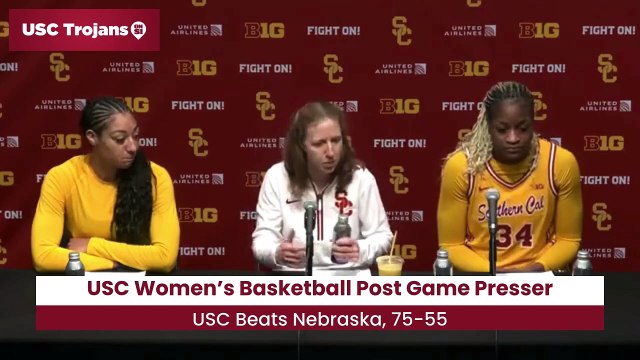 USC Trojans Women’s Basketball Beats Nebraska Cornhuskers