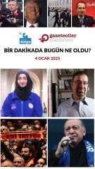 Bir dakikada bugün ne oldu?