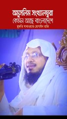 অমুসলিম সংখ্যালঘুরা কেমন আছে বাংলাদেশে মুফতি সাখাওয়াত হোসাইন রাজি