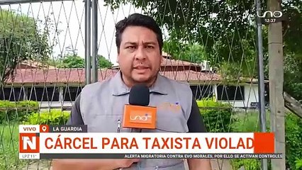 Carcel para taxista violador
