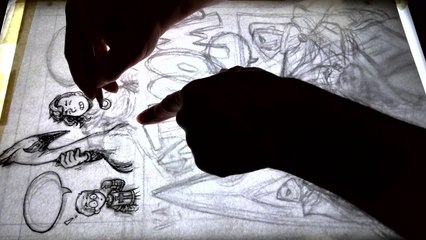 Timelapse: Charcoal Art for Book 2, Page 11 in 20 Minutes or Less