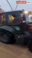 Muğla'da kuvvetli yağış hayatı felç etti