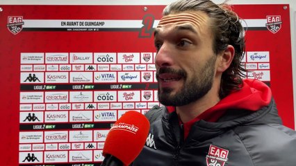 EAG - USL Dunkerque (1-1) : Les mots d'Enzo Basilio après le match