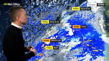 Met Office Saturday evening weather forecast 04/01/2025