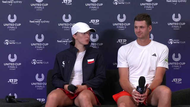 Tennis - United Cup 2025 - Iga Swiatek and Hubert Hurkacz and Poland in the final : This is the ideal preparation for the Australian Open