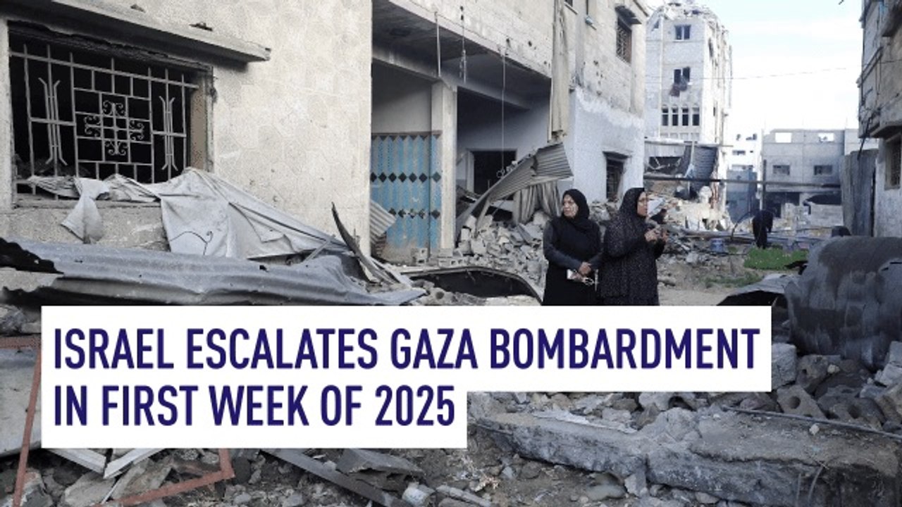 Israel escalates Gaza bombardment in first week of 2025
