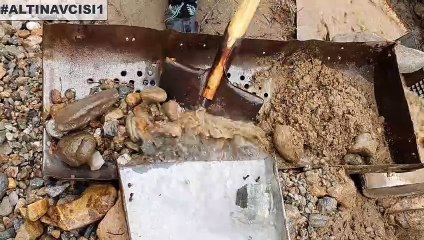 Akar Sularda Derede Altın Arama Çalışmalarına Devam #ALTINAVCISI1