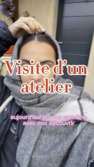 J’ai bravé le froid pour vous présenter cet atelier… et ça valait TELLEMENT le coup ! 🧵❄️  Collaboration commerciale : echange de tissus