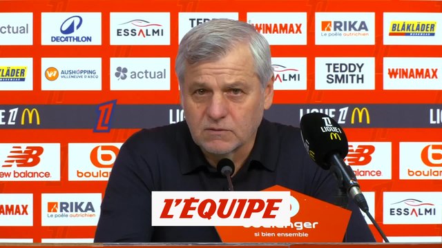 Genesio : «On a manqué de simplicité» - Foot - L1 - Lille