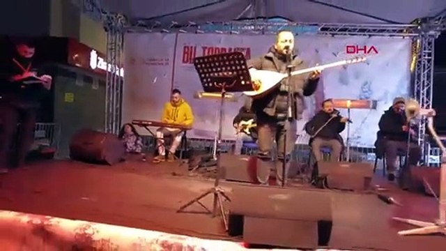 Sarıkamış Şehitleri anısına yapılan 'Kardan Heykeller Sergisi' izlenime açıldı (2)