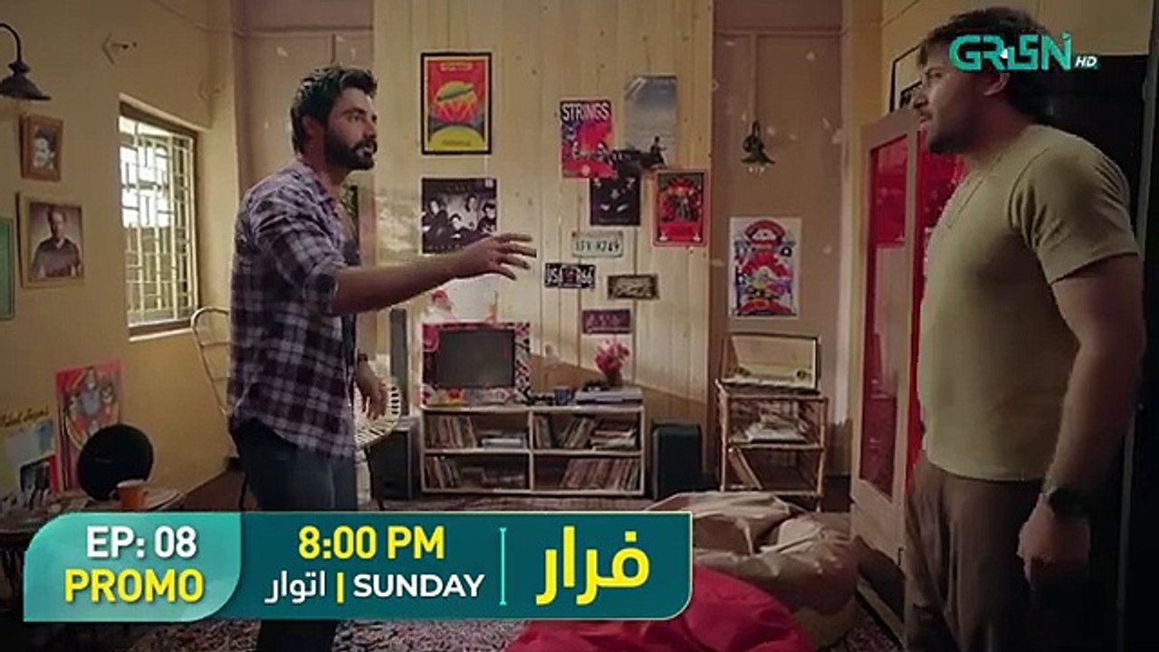 Faraar Episode 08 Promo - Hamza Ali Abbasi - Ahmed Ali Akbar - Sohai Ali Abro - Green TV