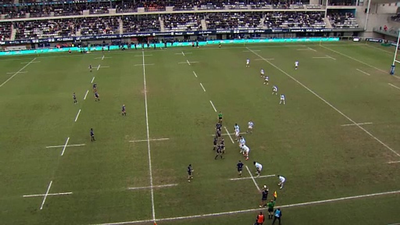 TOP 14 - Essai de Cobus REINACH (MHR) - Montpellier Hérault Rugby - Aviron Bayonnais