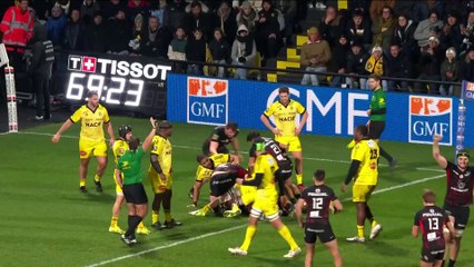 TOP 14 - Essai de Sialevailea TOLOFUA (ST) - Stade Rochelais - Stade Toulousain