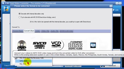 Como Converter Um Arquivo de Vídeo Para formato de Gravação de DVD Com Total Video Converter