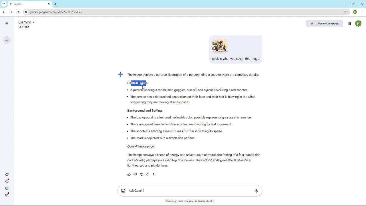 Google Gemini Course Section 46 Giving Images as Prompt Inputs