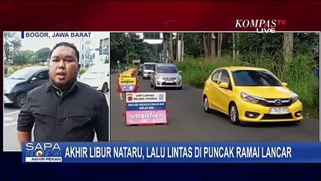 Akhir Libur Nataru, Lalu-lintas Puncak Ramai Lancar: Ganjil Genap dan One Way Antisipasi Kemacetan