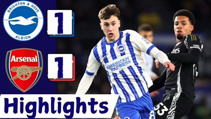 Arsenal vs Brighton 1-1 HIGHLIGHTS | Arsenal - Brighton Premier League Highlights & Goals 2025