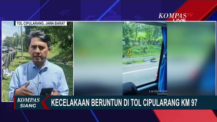 Kecelakaan Beruntun di Tol Cipularang KM 97 Arah Bandung, 2 Orang Luka-Luka