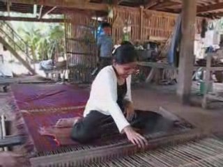 Tissage nattes joncs