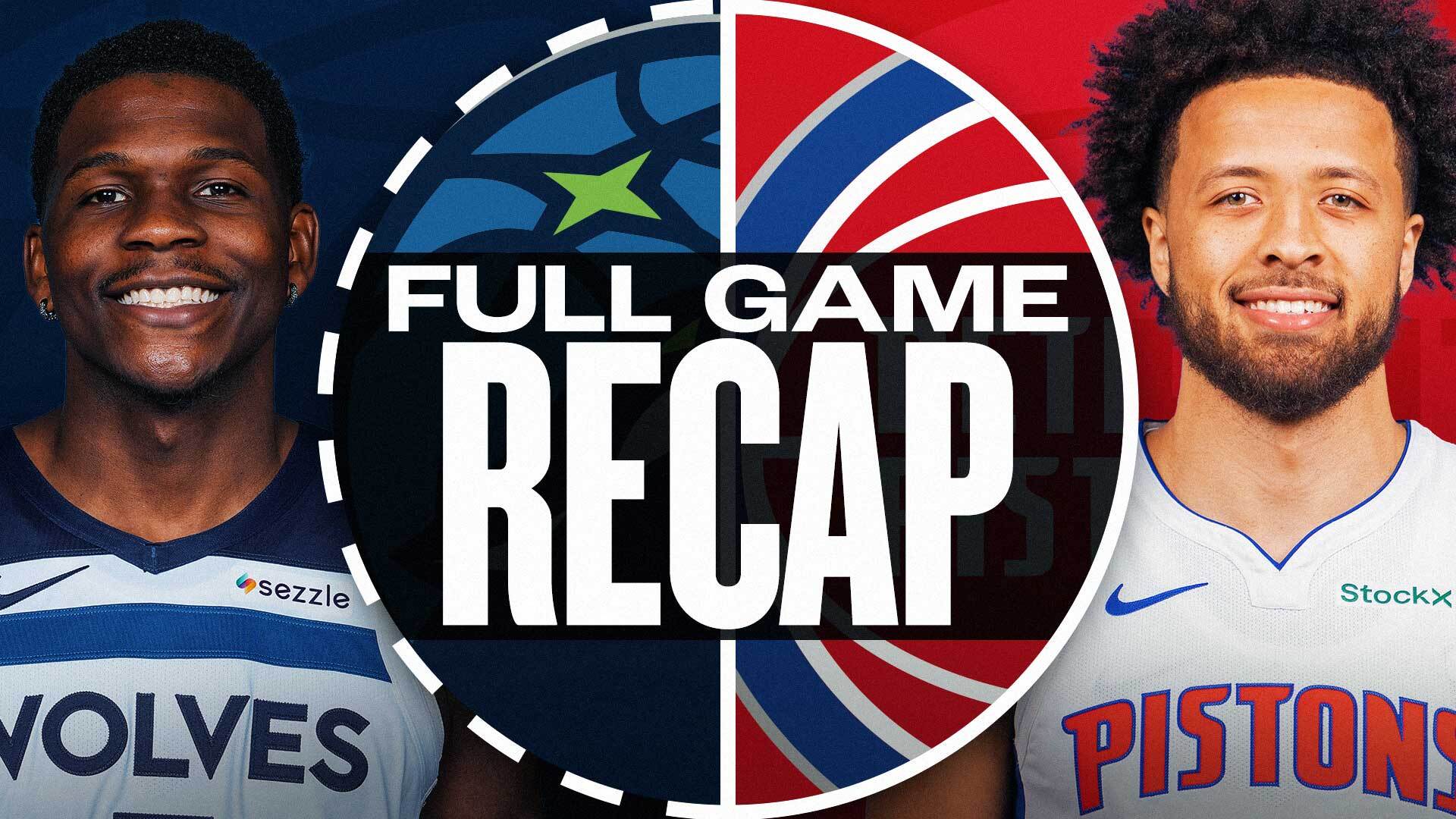 Game Recap: Pistons 119, Timberwolves 105