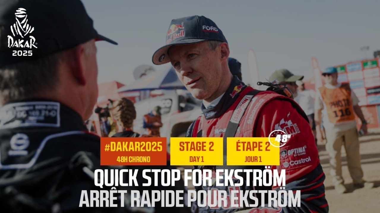 Quick stop for Ekström - Stage 2 - #Dakar2025