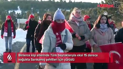 Türkiye, "Bu toprakta izin var" temasıyla Sarıkamış'ta yürüyüşe başladı