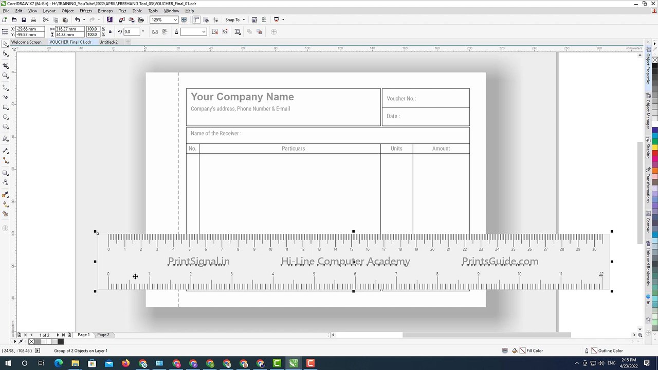 Learn DTP | Desk Top Publishing using Corel Draw | Graphic Design Tutorial for Beginners | PrintSignal