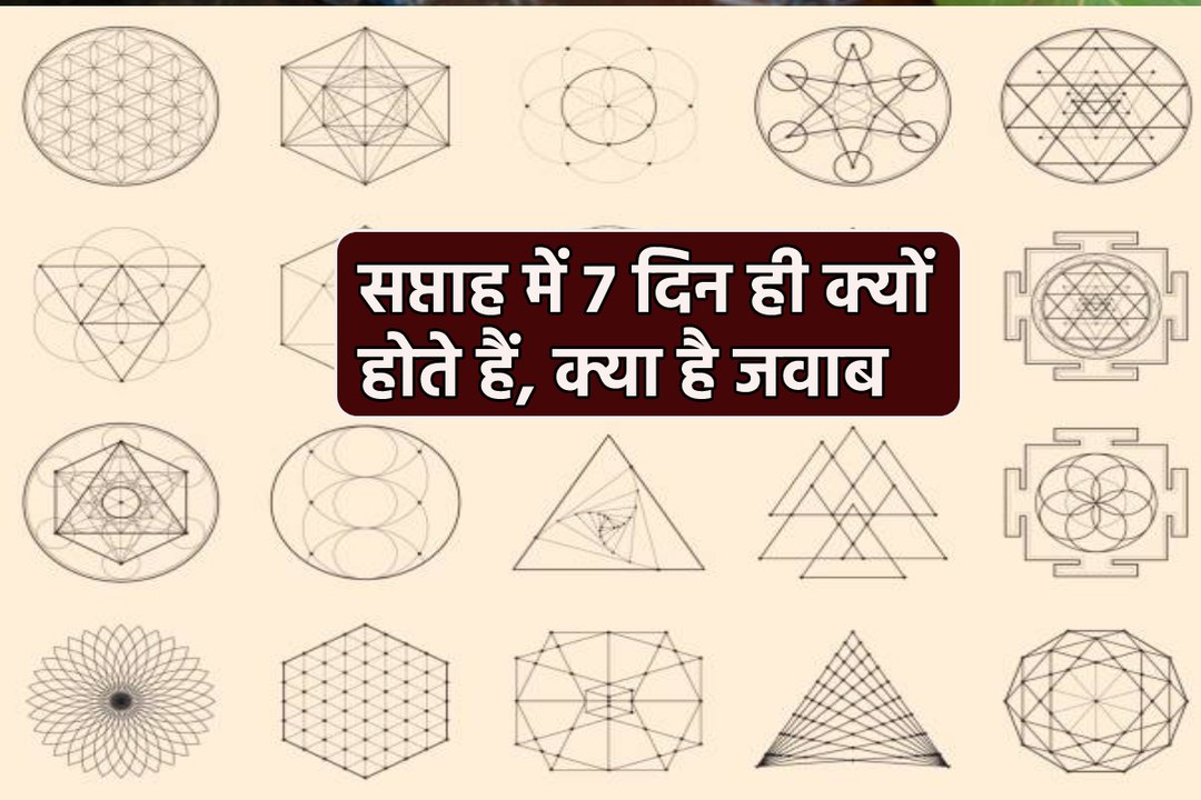 7 Days Of The Week Name : सप्ताह में 7 दिन ही क्यों होते हैं, Video में ज्योतिषी से जानें जवाब