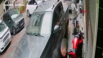 Esenyurt’ta motosiklet hırsızlığı kamerada