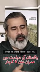 پاکستان کی سیاست میں عمران خان کا کردار