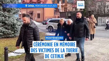 Monténégro : l'hommage aux 12 victimes de la tuerie du jour de l'An