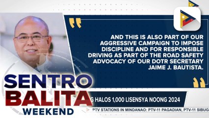 LTO, nakakumpiska ng halos 1-K lisensya noong 2024