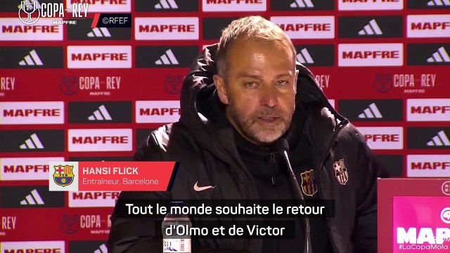 Flick ne voit pas son équipe déconcentrée à cause du cas Olmo