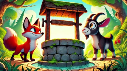 The Fox and the Goat: A Moral Story About Trust and Wisdom | Kids Bedtime Stories