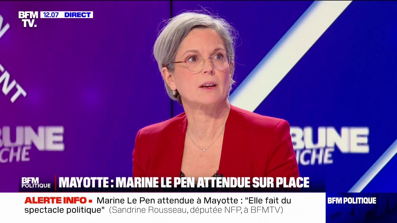 Sandrine Rousseau (Les Écologistes): "Les deux fléaux de Mayotte sont la misère et l'impensé des services publics et de l'État là-bas"