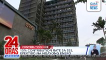 15% contribution rate sa SSS, epektibo na ngayong Enero | 24 Oras Weekend